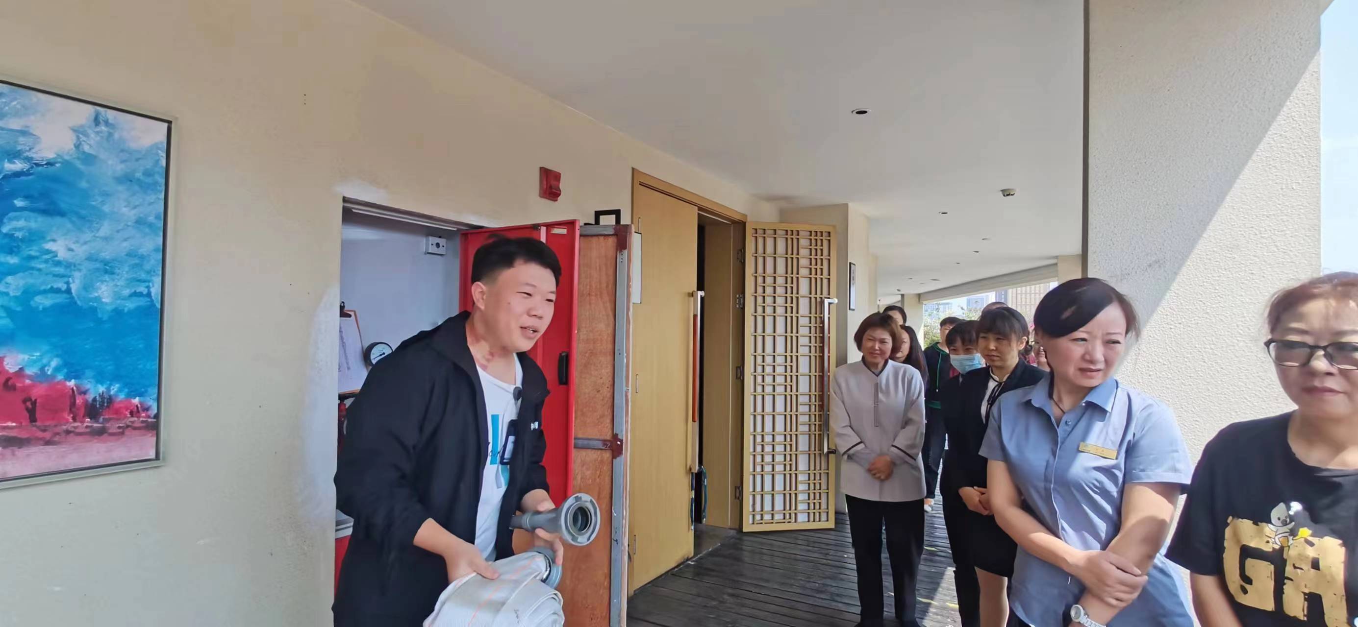 對業主單位消防演練